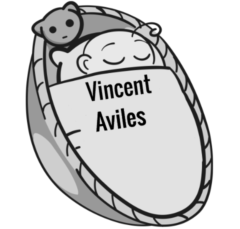 Vincent Aviles sleeping baby