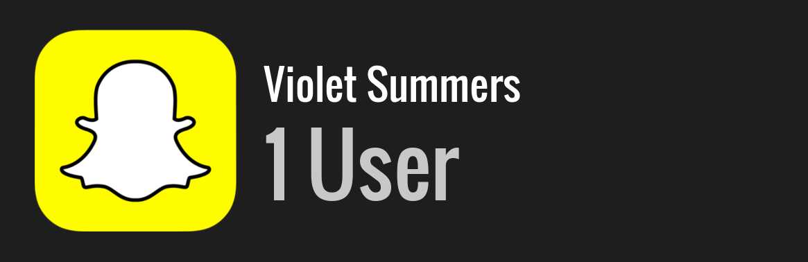 Snap violet summers The Untold