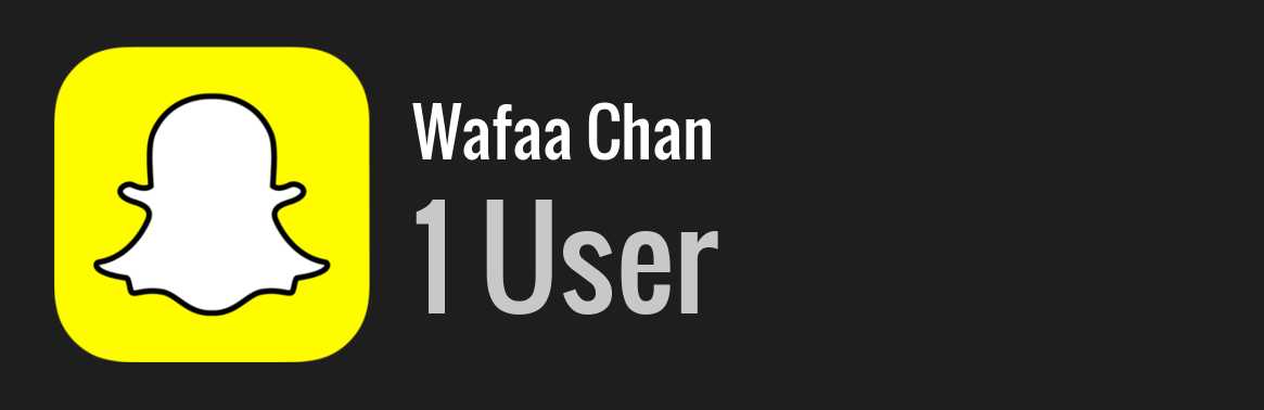 Wafaa Chan snapchat