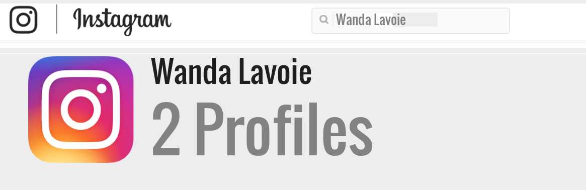 Wanda Lavoie instagram account