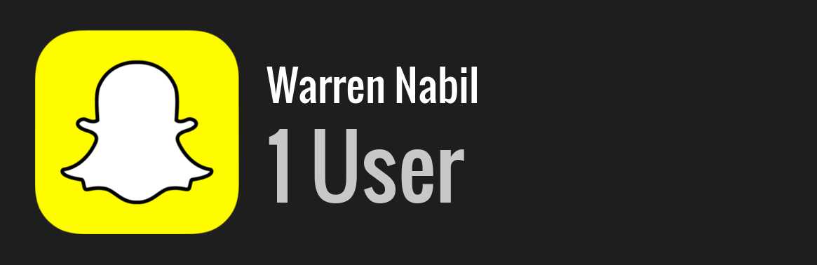 Warren Nabil snapchat
