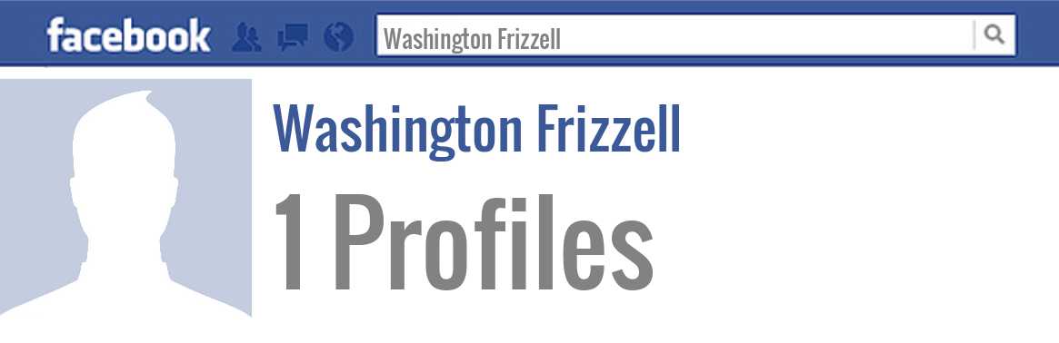 Washington Frizzell facebook profiles