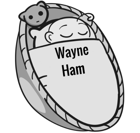Wayne Ham sleeping baby
