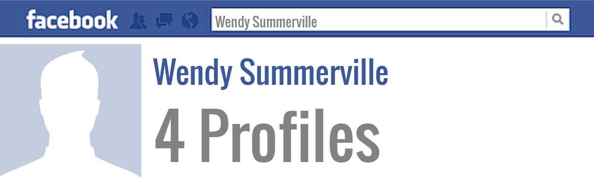 Wendy Summerville facebook profiles
