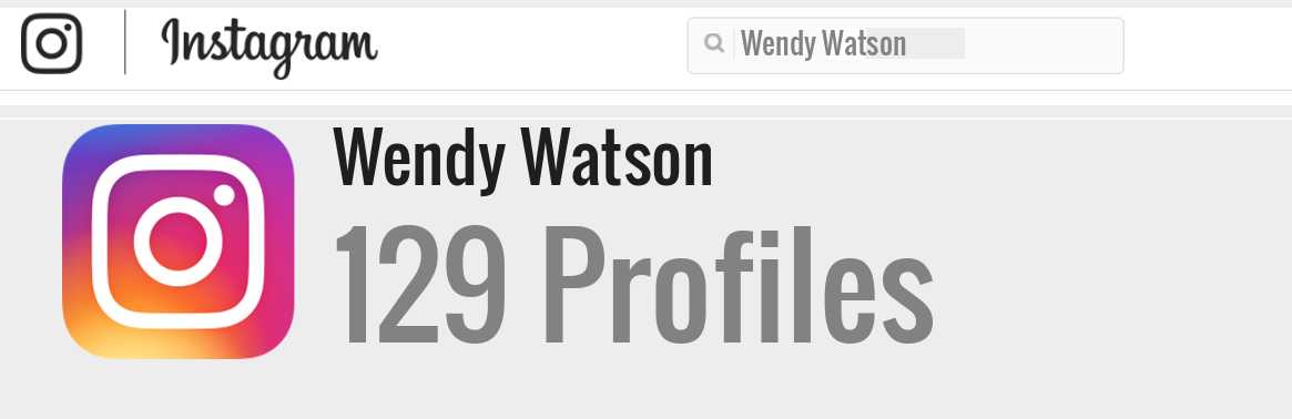 Wendy Watson instagram account