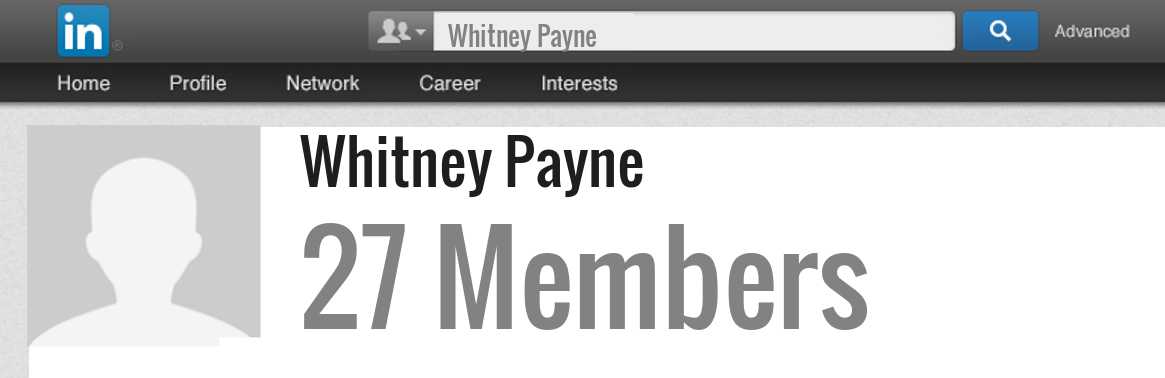 Whitney Payne linkedin profile