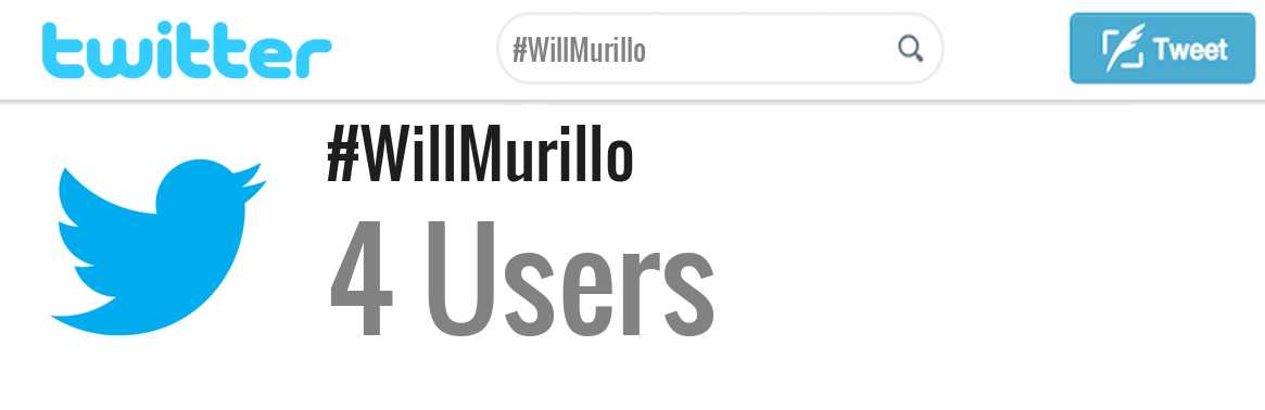 Will Murillo twitter account