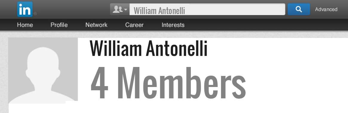 William Antonelli linkedin profile