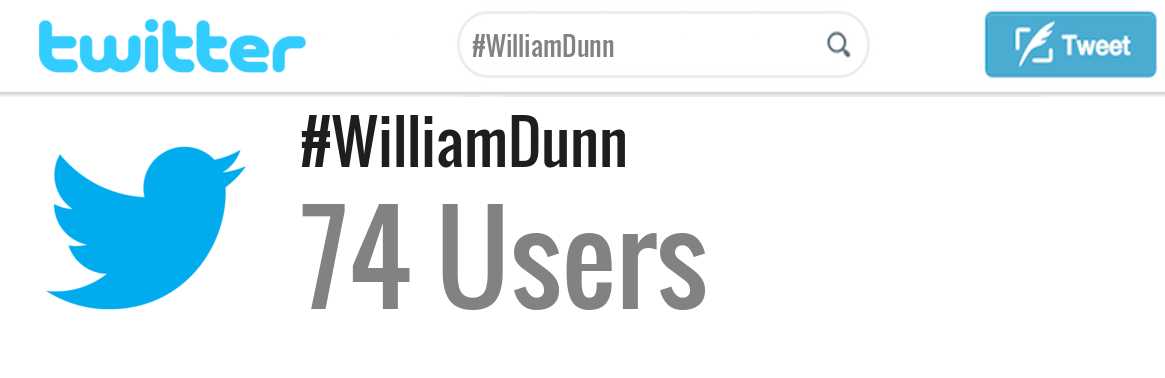 William Dunn twitter account