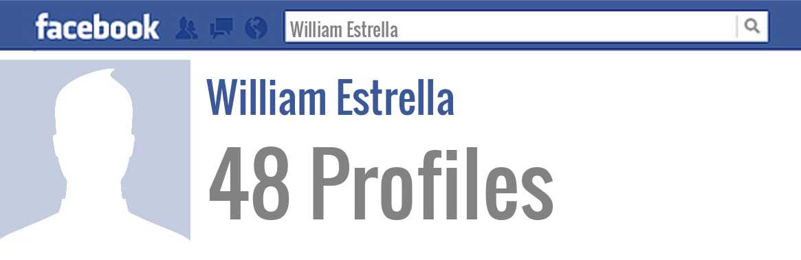 William Estrella facebook profiles