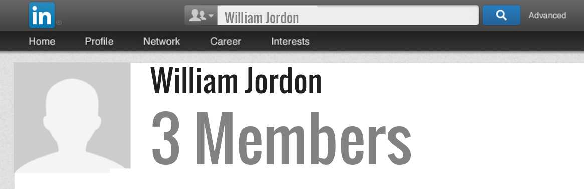 William Jordon linkedin profile