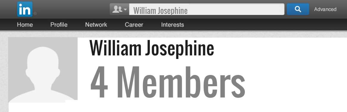 William Josephine linkedin profile
