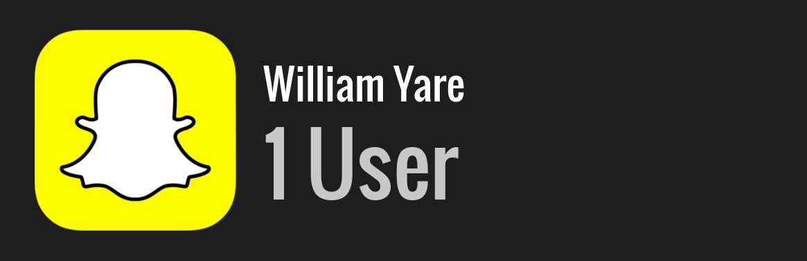 William Yare snapchat