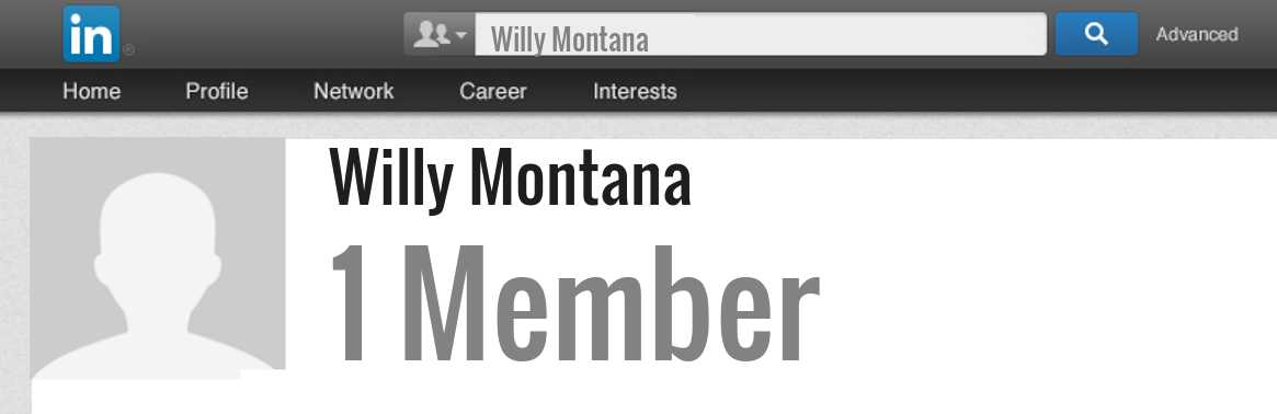 Willy Montana linkedin profile