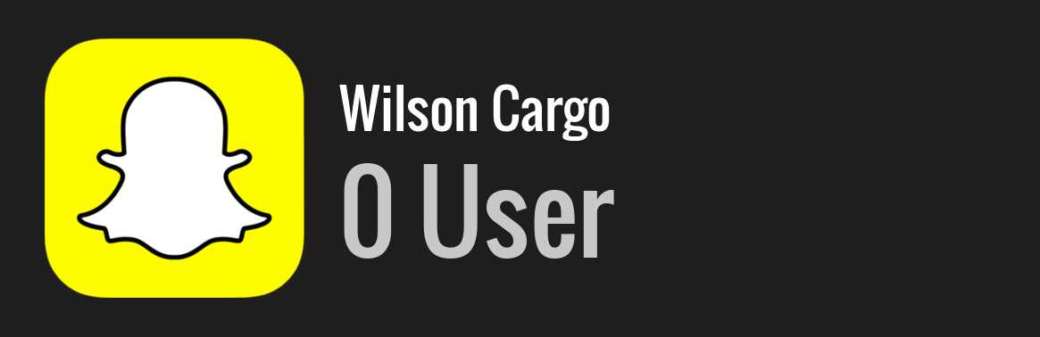 Wilson Cargo snapchat