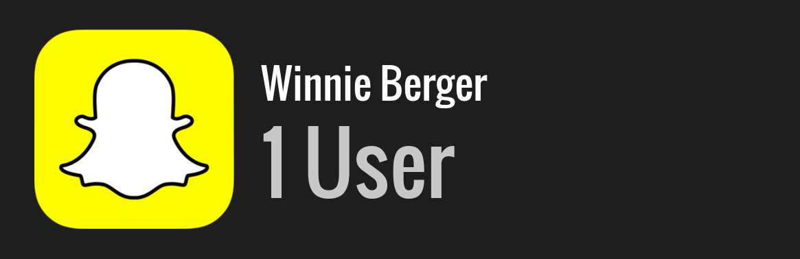 Winnie Berger snapchat