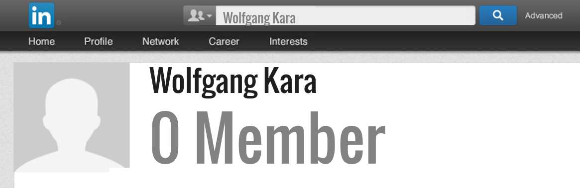 Wolfgang Kara linkedin profile