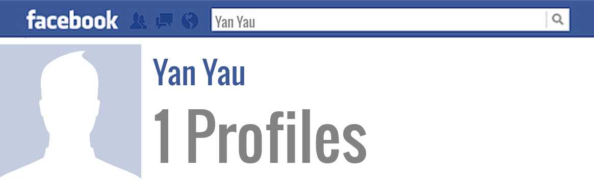 Yan Yau facebook profiles