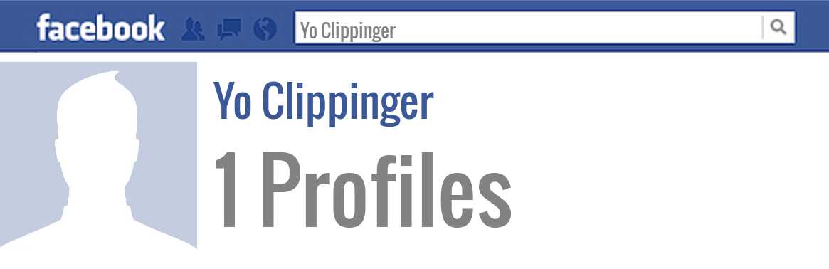 Yo Clippinger facebook profiles