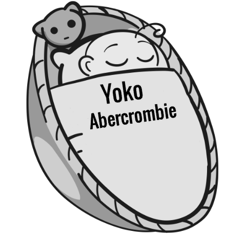 Yoko Abercrombie sleeping baby