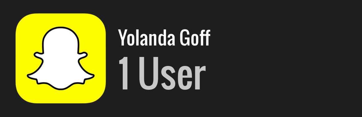 Yolanda Goff snapchat