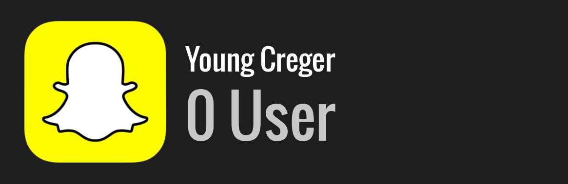 Young Creger snapchat