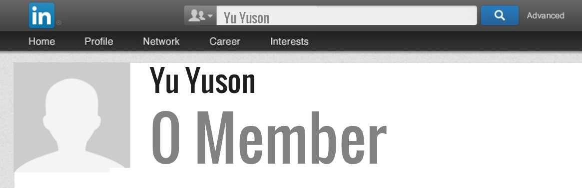 Yu Yuson linkedin profile