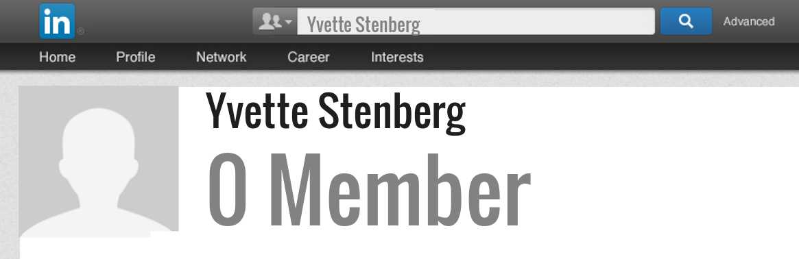 Yvette Stenberg linkedin profile
