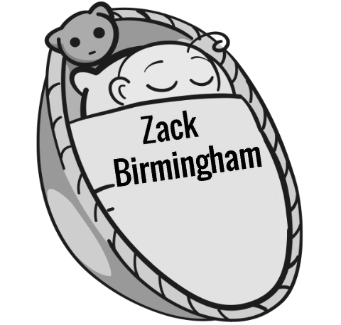 Zack Birmingham sleeping baby