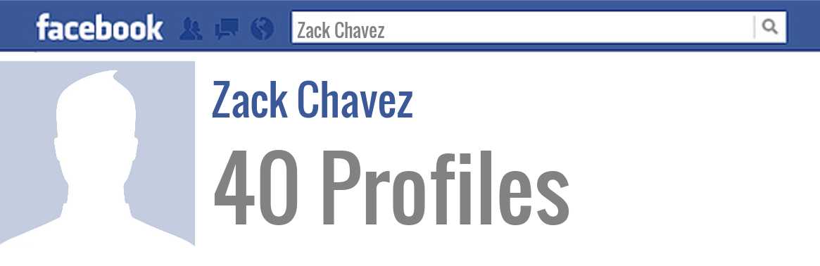 Zack Chavez facebook profiles