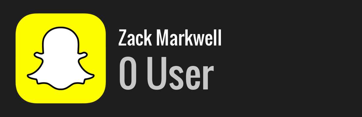Zack Markwell snapchat