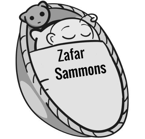 Zafar Sammons sleeping baby
