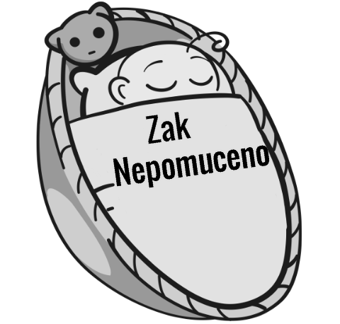 Zak Nepomuceno sleeping baby