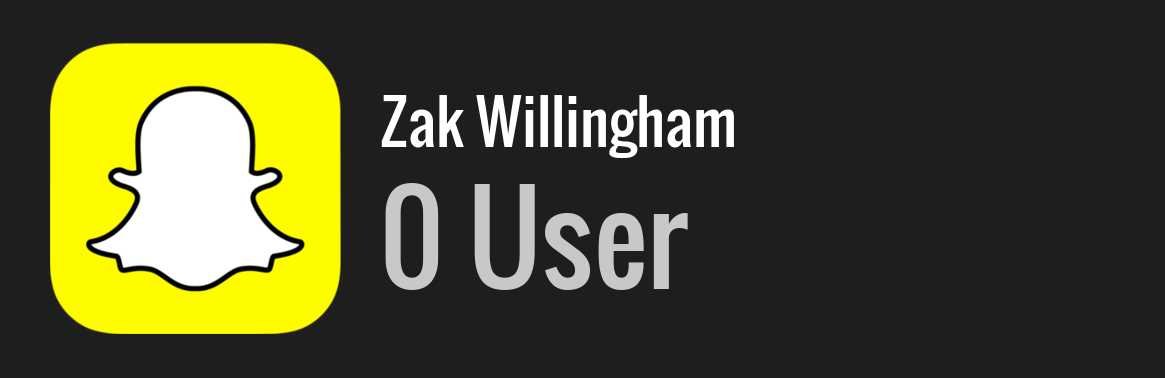 Zak Willingham snapchat
