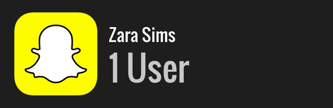 Zara Sims snapchat